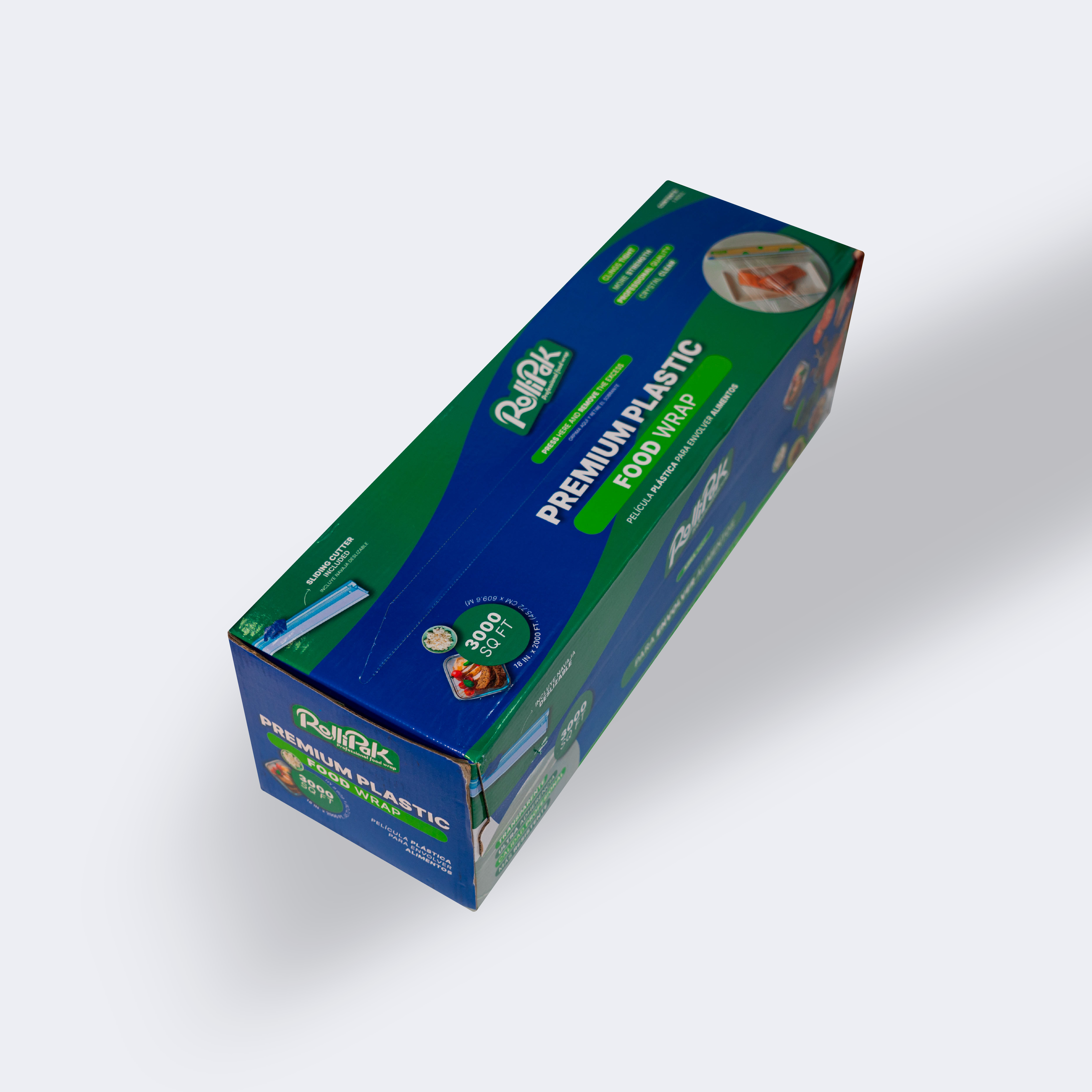 RolliPak Food Service 18 x2000 | Vitafilm con ZIPCUTTER para Cocina y Hogar